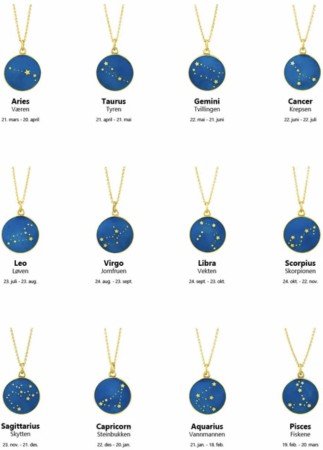Star Dust pendant in enamel