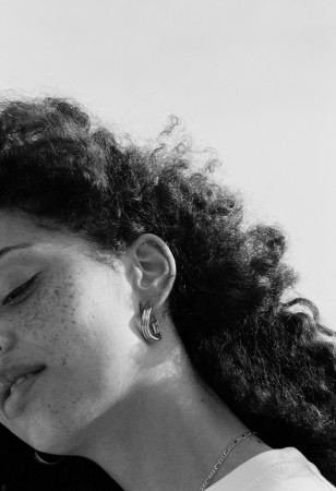 Gloria Hoops Small (Sølv)